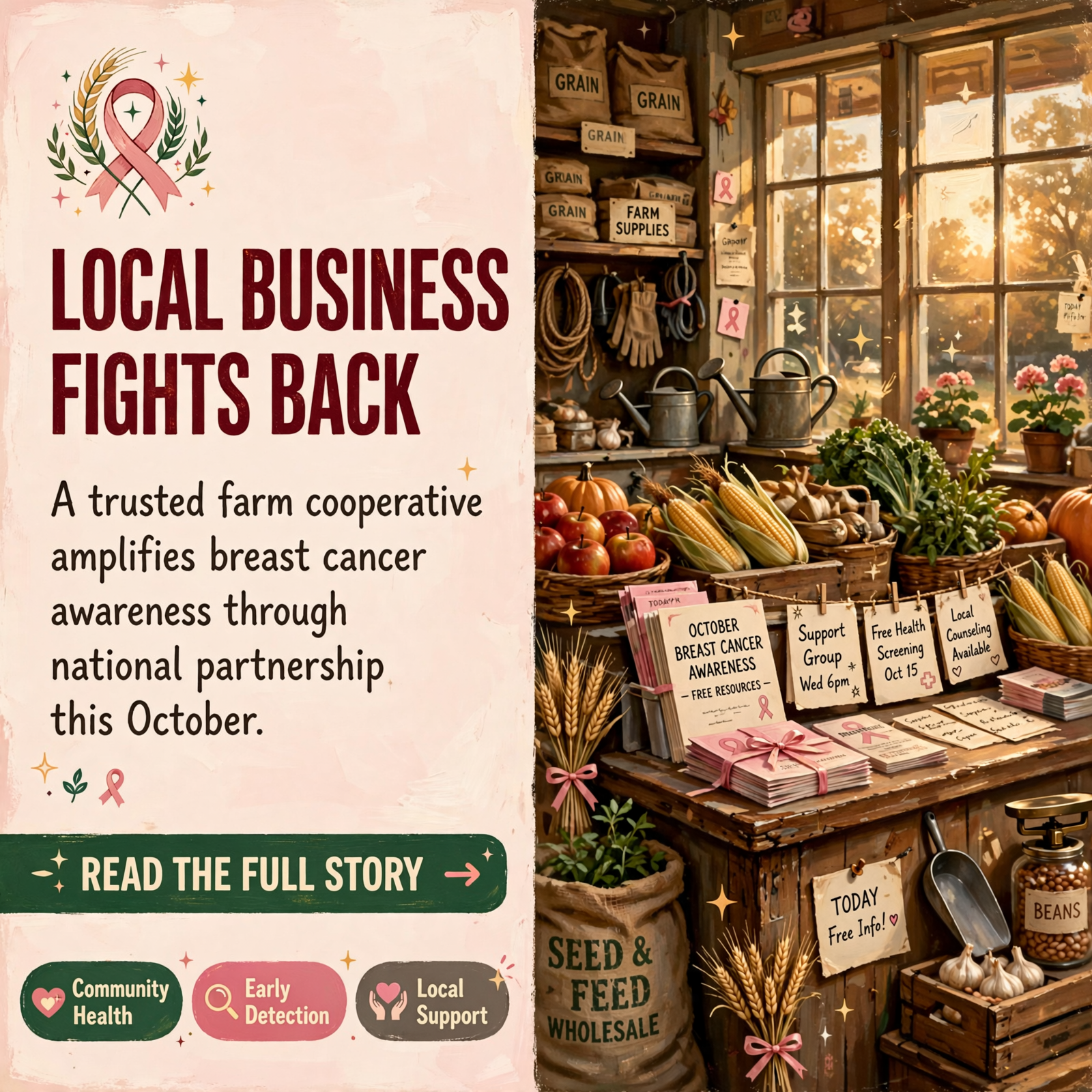 🩷 White County Farmer’s Co-op Joins National Breast Cancer Awareness Campaign — Featured Image Featured image for "🩷 White County Farmer's Co-op Joins National Breast Cancer Awareness Campaign"