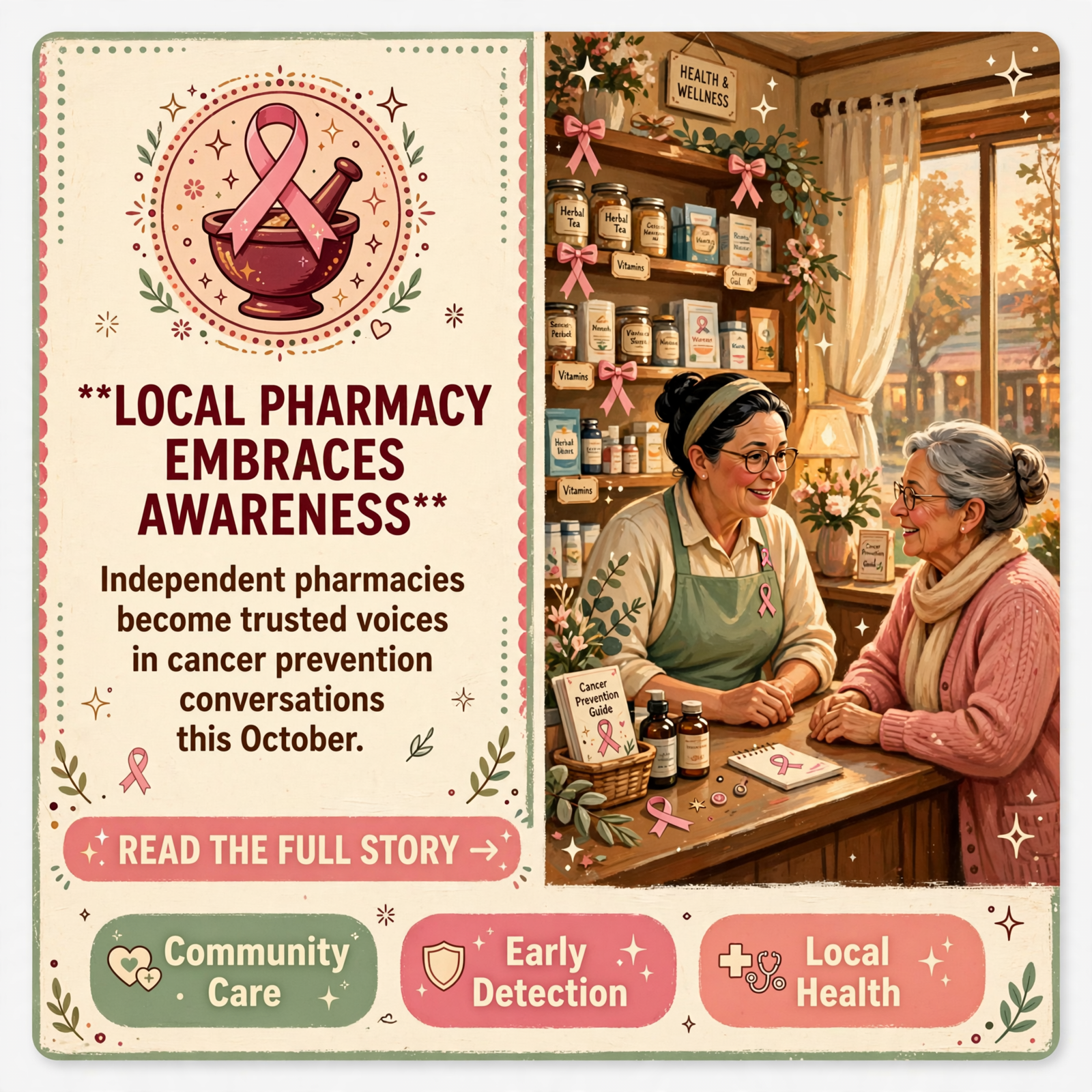 🎗️ Cates Street Pharmacy Marks Breast Cancer Awareness Month With Community Focus — Featured Image Featured image for "🎗️ Cates Street Pharmacy Marks Breast Cancer Awareness Month With Community Focus"