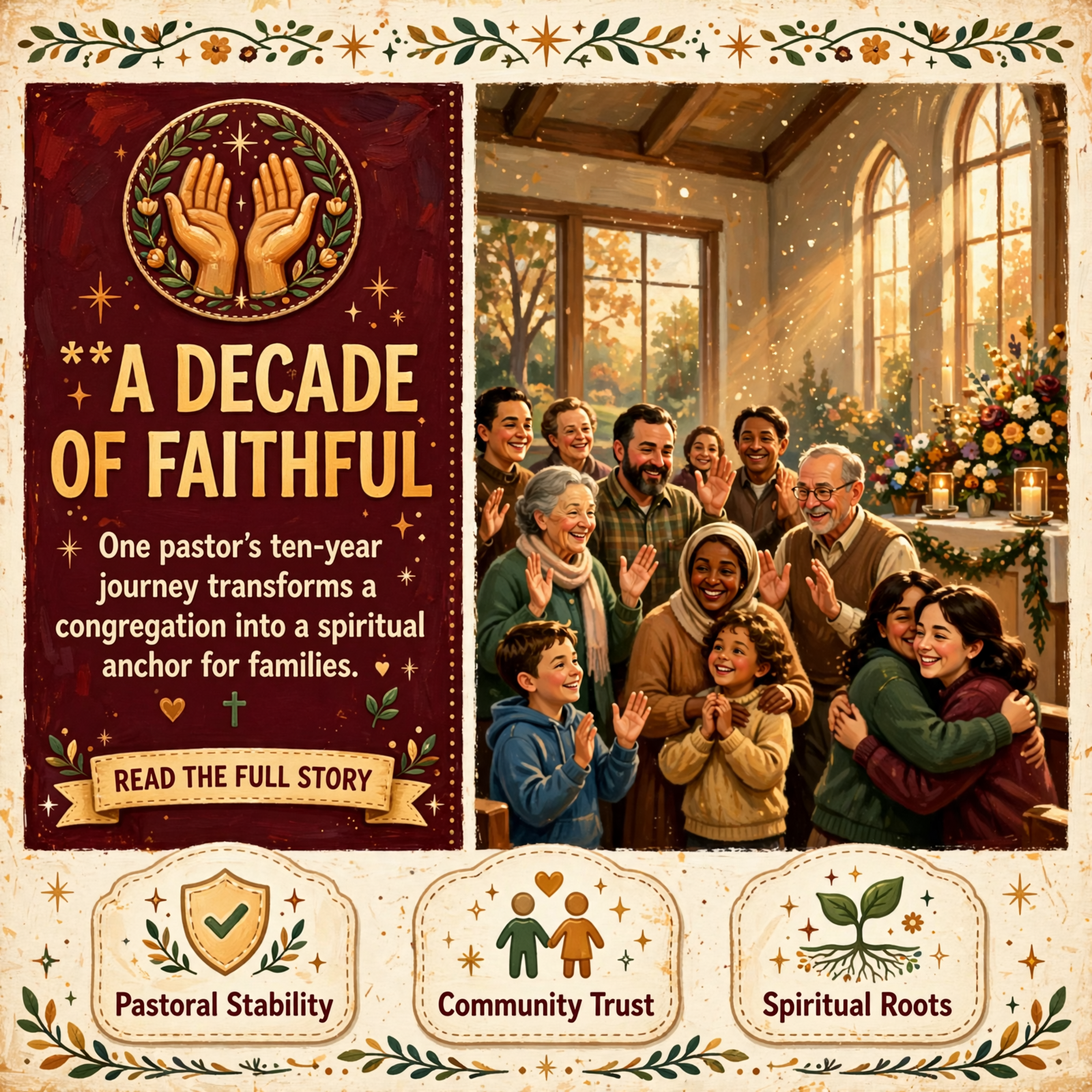 Featured image for "🙏 Flat Top Independent Church Honors Pastor Kevin Shelton's 10 Years of Leadership"