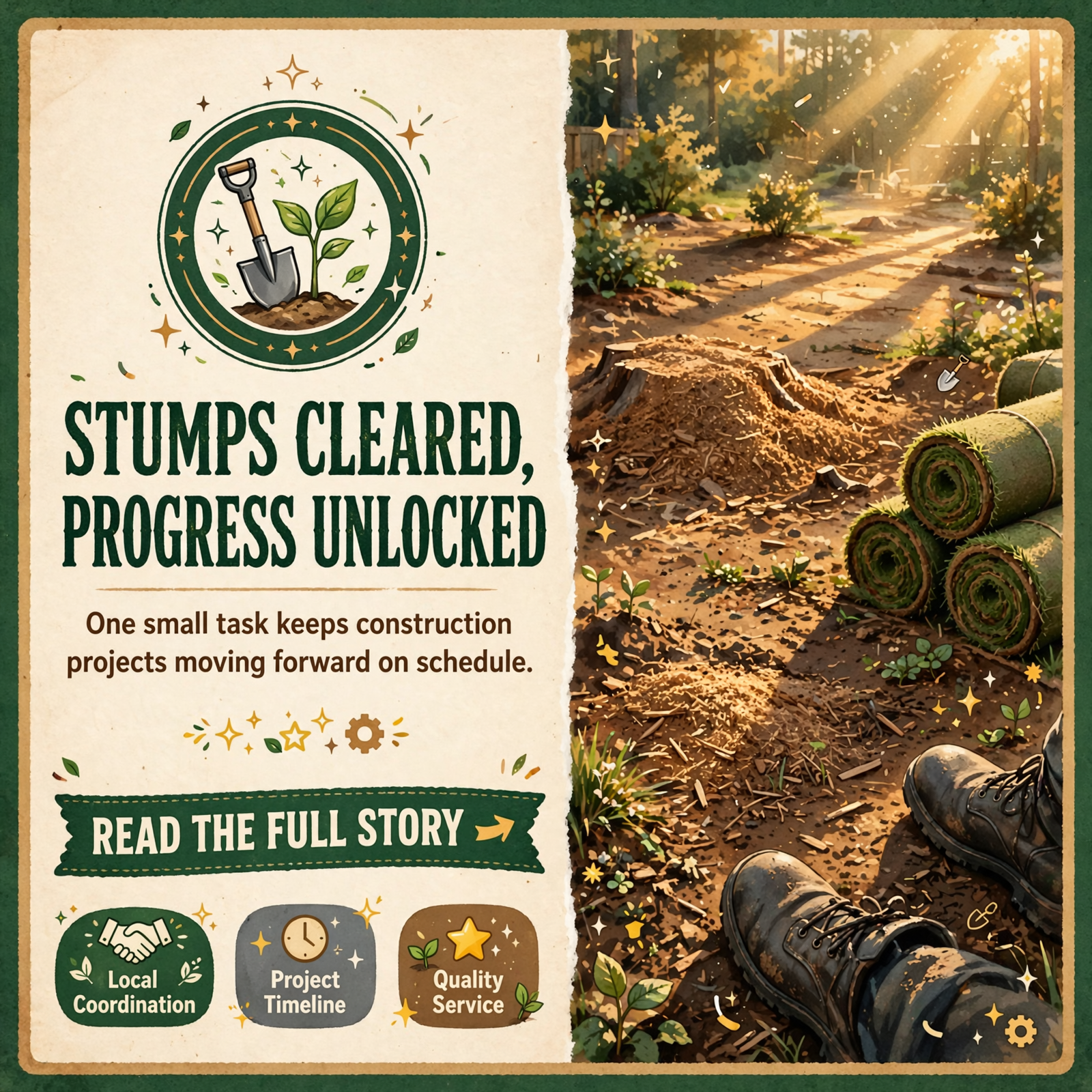 Featured image for "🏡 Stump Grinding Clears the Way for New Construction in Soddy-Daisy"