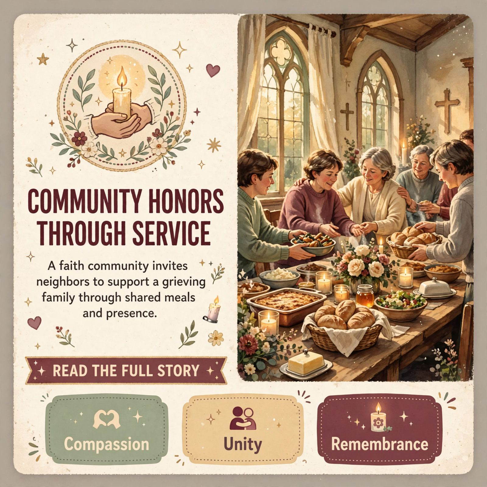 Featured image for "🙏 Community Gathers to Honor William Cunningham - Volunteers Needed for October 19th Service"