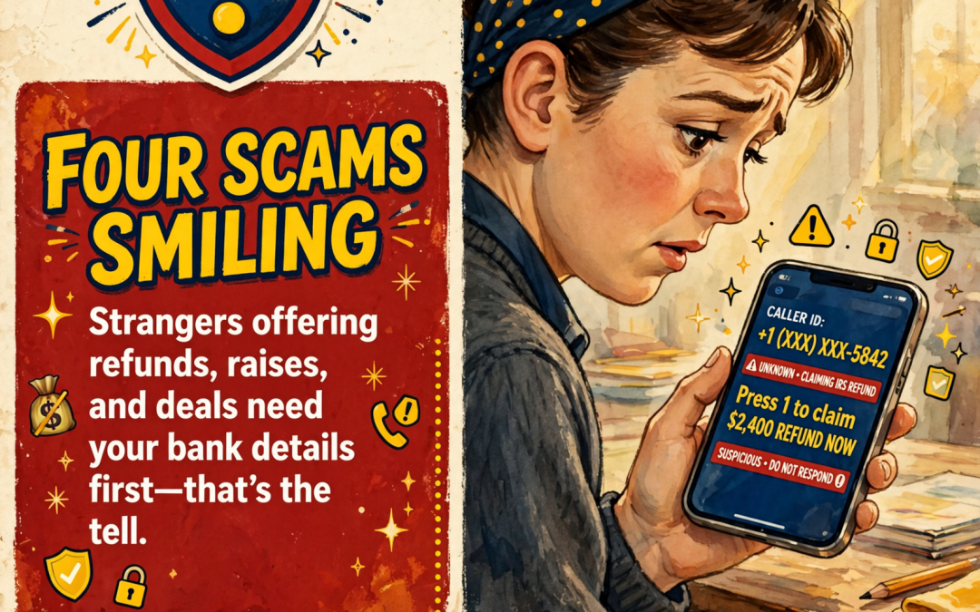 🚨 Refund Calls, COLA “Boosts” and Costume Shops That Vanish: Your Scam Watch for This Week