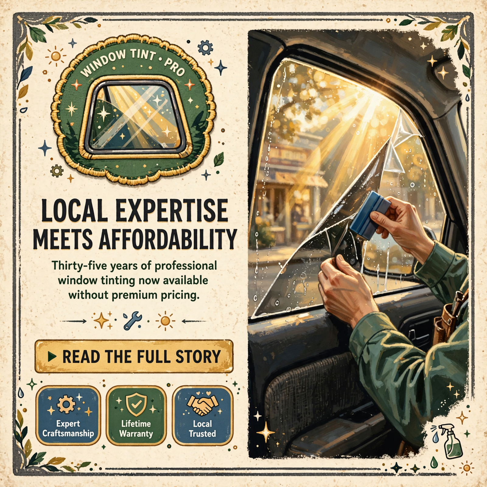 Featured image for "🚗 Professional Window Tinting Comes to Signal Mountain - Local Specialist Offers 35 Years of Experience"