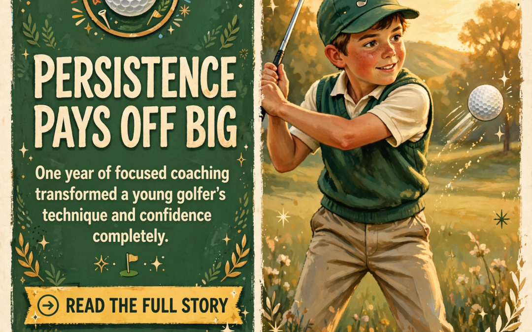 🏌️ Junior Golfer’s Year-Long Breakthrough Shows Power of Coaching and Persistence