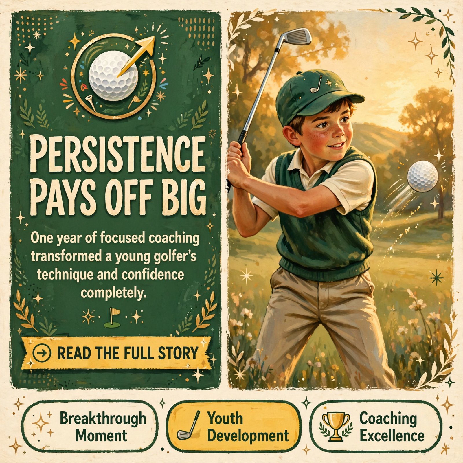 🏌️ Junior Golfer’s Year-Long Breakthrough Shows Power of Coaching and Persistence — Featured Image Featured image for "🏌️ Junior Golfer's Year-Long Breakthrough Shows Power of Coaching and Persistence"