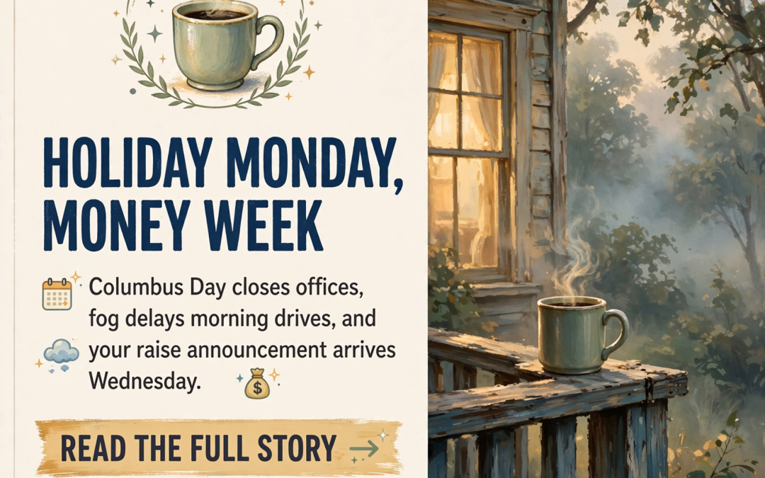 ☕ Front Porch Morning: Foggy Start, No Mail Today, and a Big Social Security Week Ahead