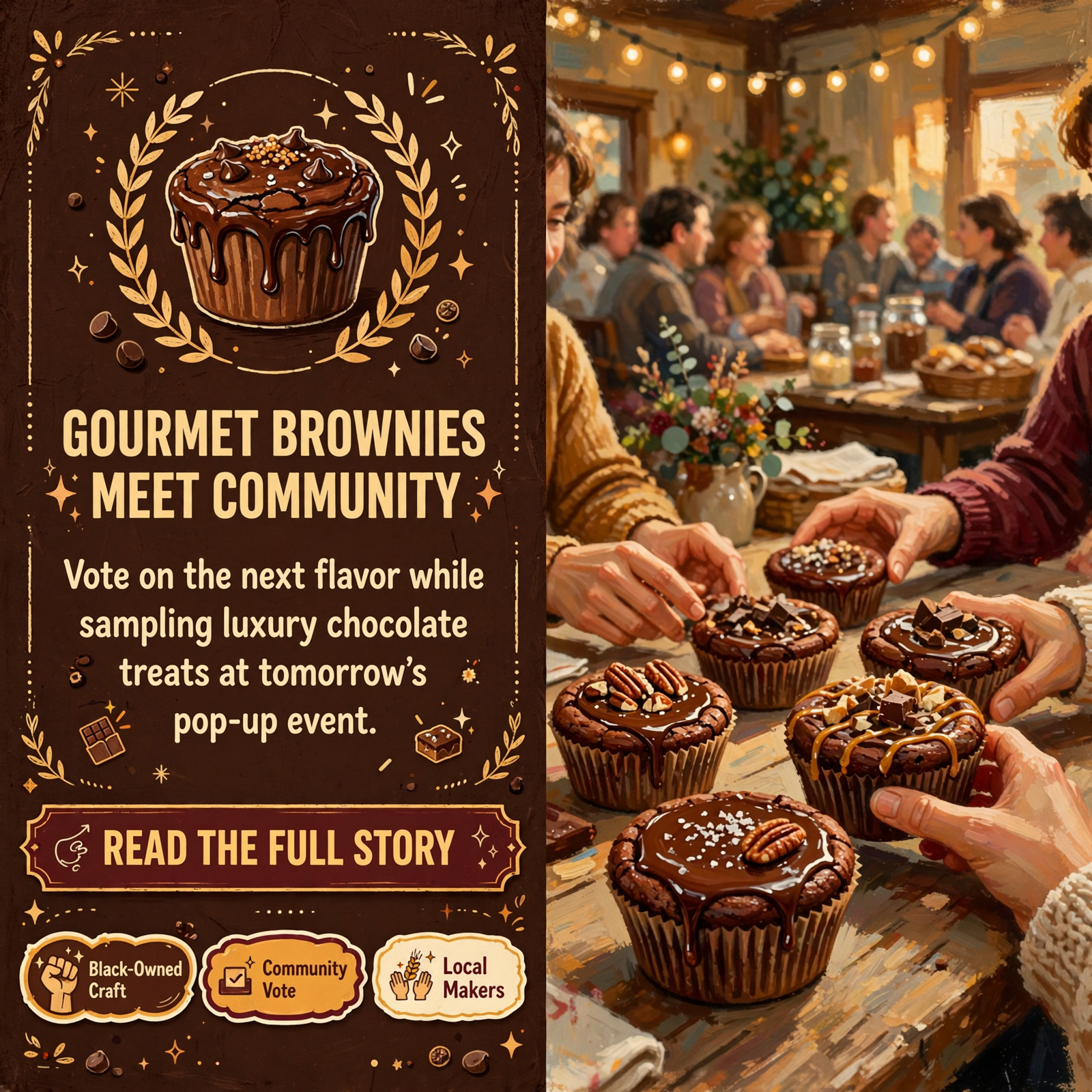 Featured image for "🍫 Sugar Lillie Sweet Treats Brings Gourmet Brownie Cups to Pop-Up Event"