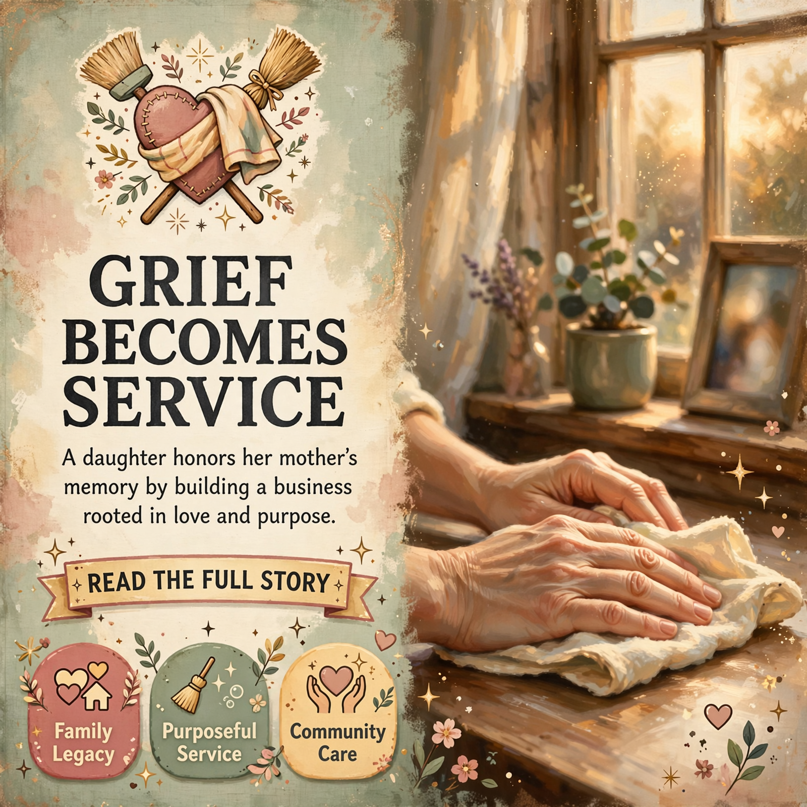 ๐ A Mother’s Legacy: New Cleaning Business Honors Memory and Family Love โ Featured Image Featured image for "๐ A Mother's Legacy: New Cleaning Business Honors Memory and Family Love"