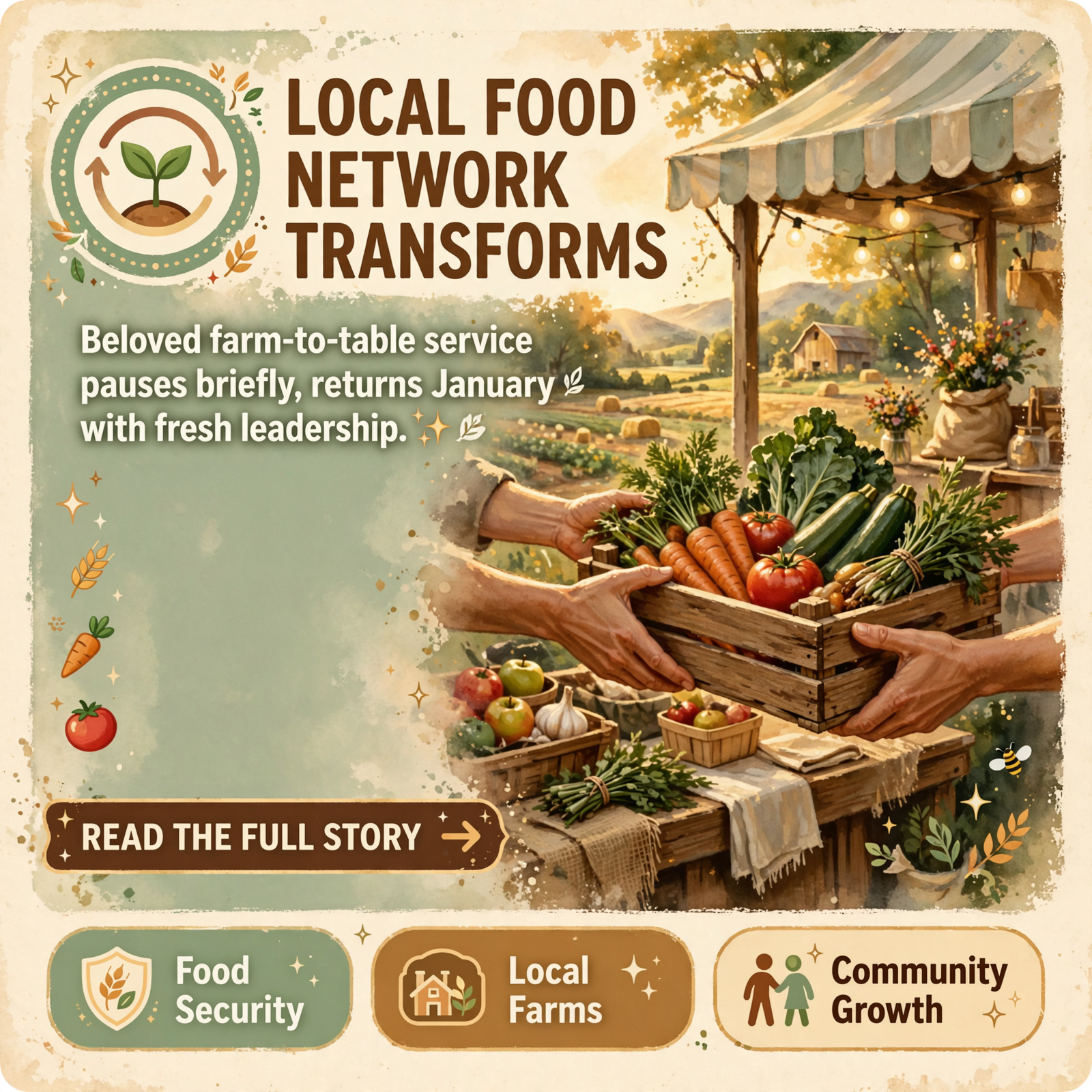 Featured image for "🌱 Community Helps Itself CHI Markets Wraps Year, Welcomes New Leadership in January"