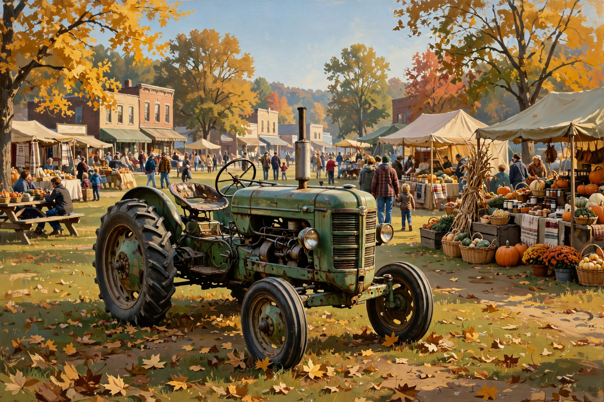 Illustration for 🚜 Oct. 17–18: Days of Yesteryear — Downtown Foot Traffic Near Your Street