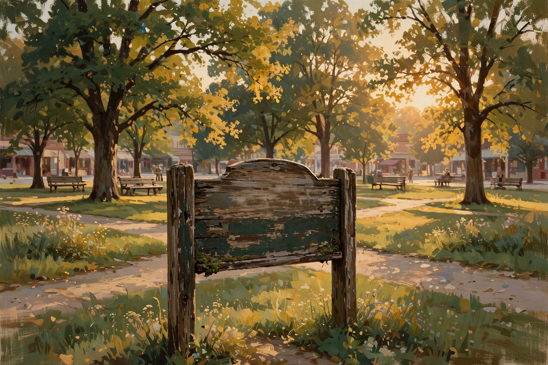 Illustration for 🏞️ Coops Creek → Dunlap — Why the Commons Still Carries the Old Name