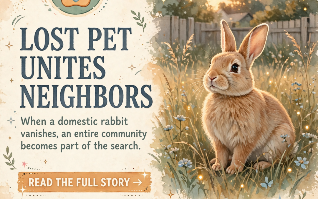 🐰 Lost Domestic Rabbit in Welchland Camp – Community Search Underway