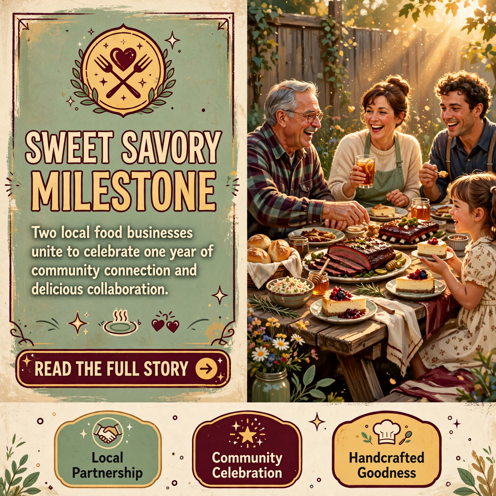 Featured image for "🎉 Broken Heart Cheesecakes Joins White House BBQ's One-Year Celebration in Haletown"