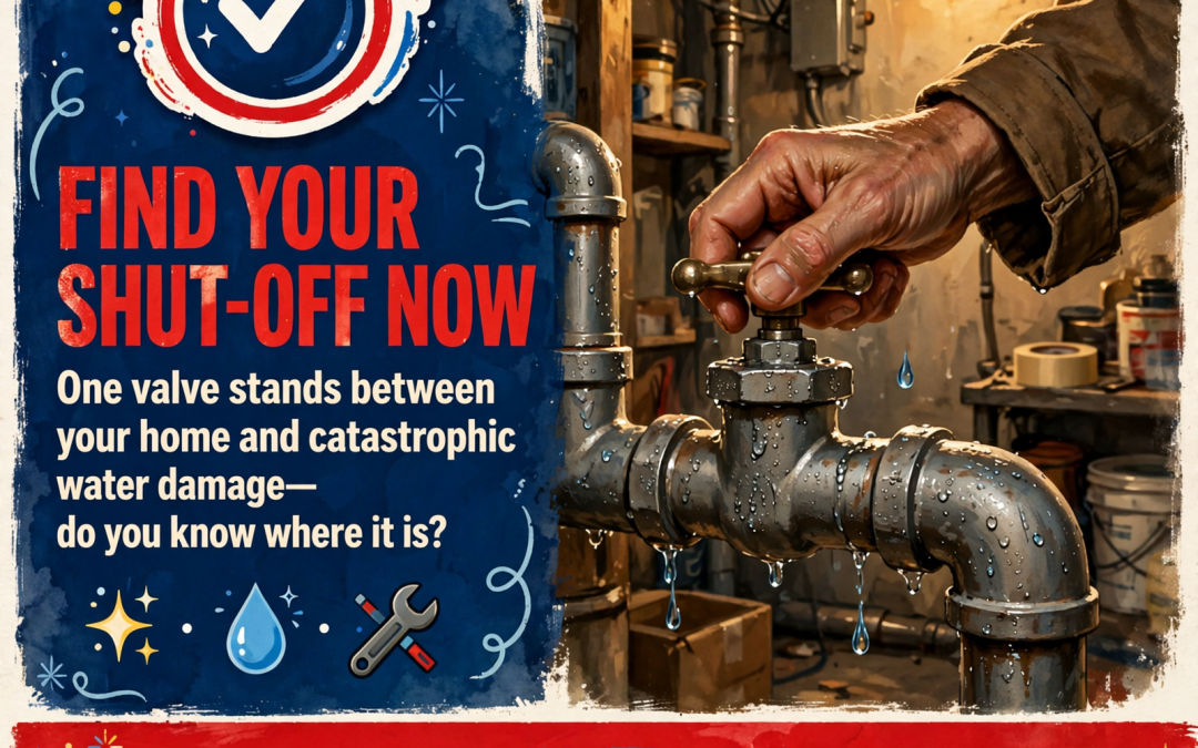 🚨 Know Your Water Shut-Off: Emergency Plumbing Service Reminds Homeowners of Critical First Step