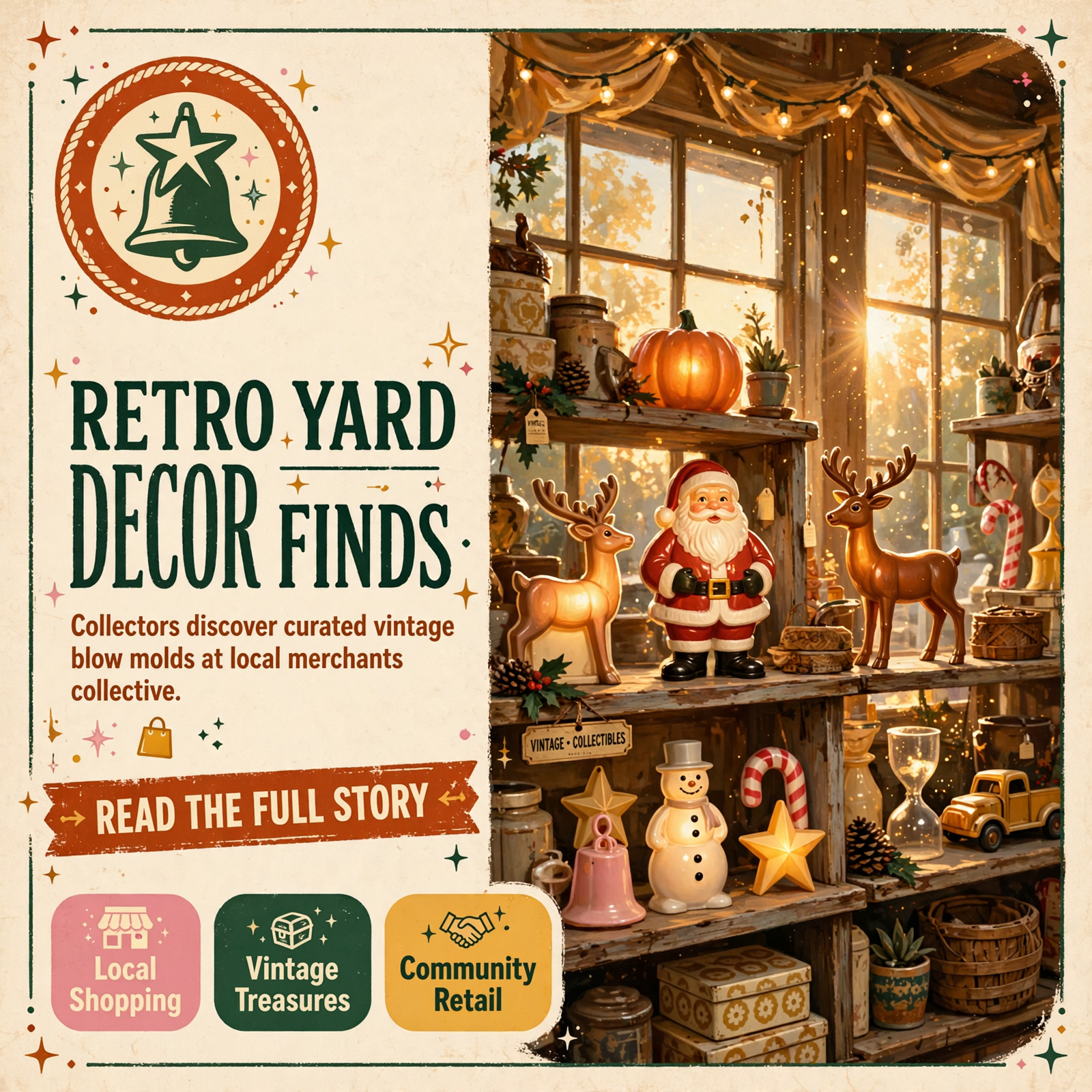 🎃 Vintage Blow Mold Yard Decor Finds a Home at Mercantile at the Ridge in East Ridge — Featured Image Featured image for "🎃 Vintage Blow Mold Yard Decor Finds a Home at Mercantile at the Ridge in East Ridge"