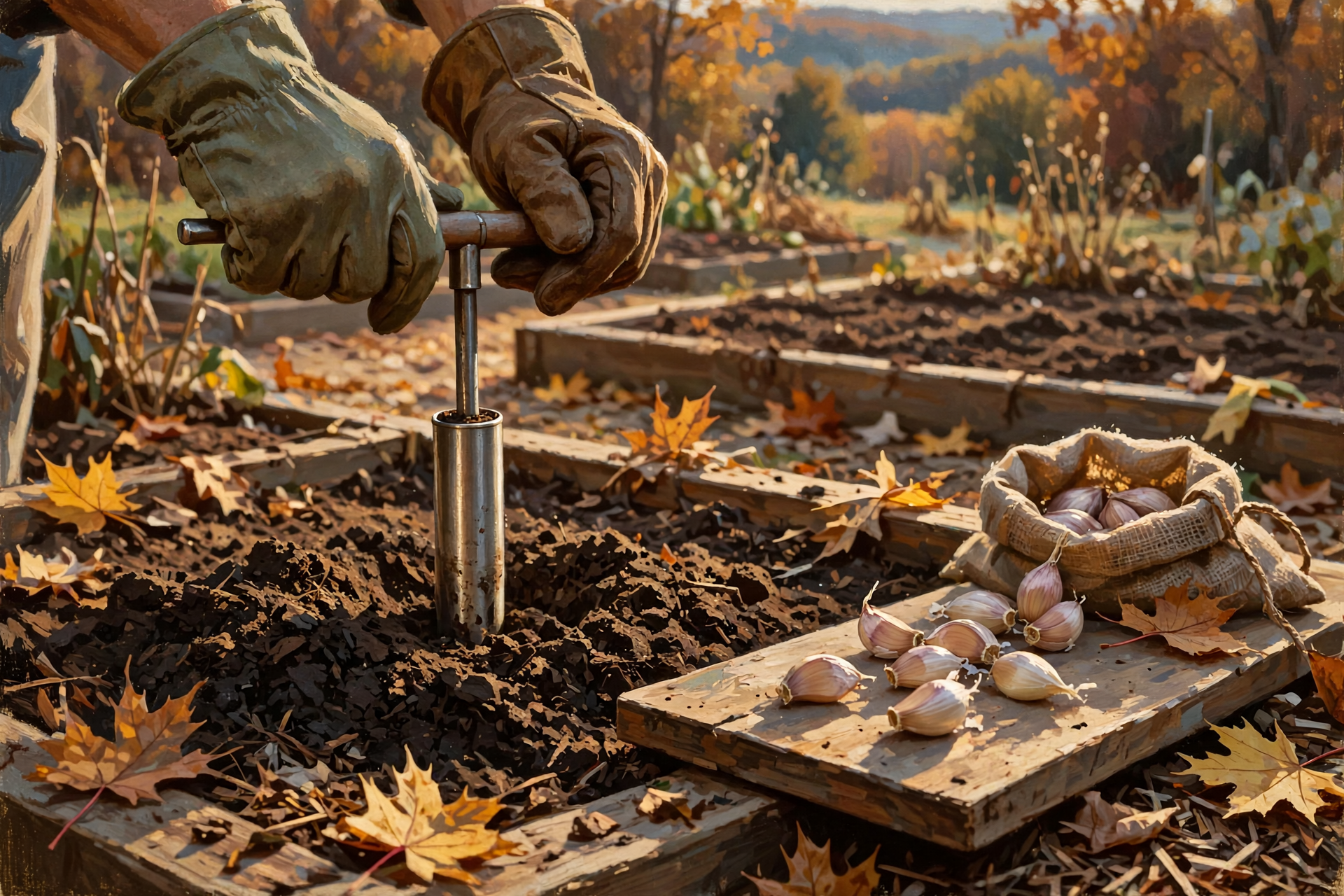 Illustration for 🧄 Garlic Season and Fall Soil Tests: Do Both While the Ground Cooperates