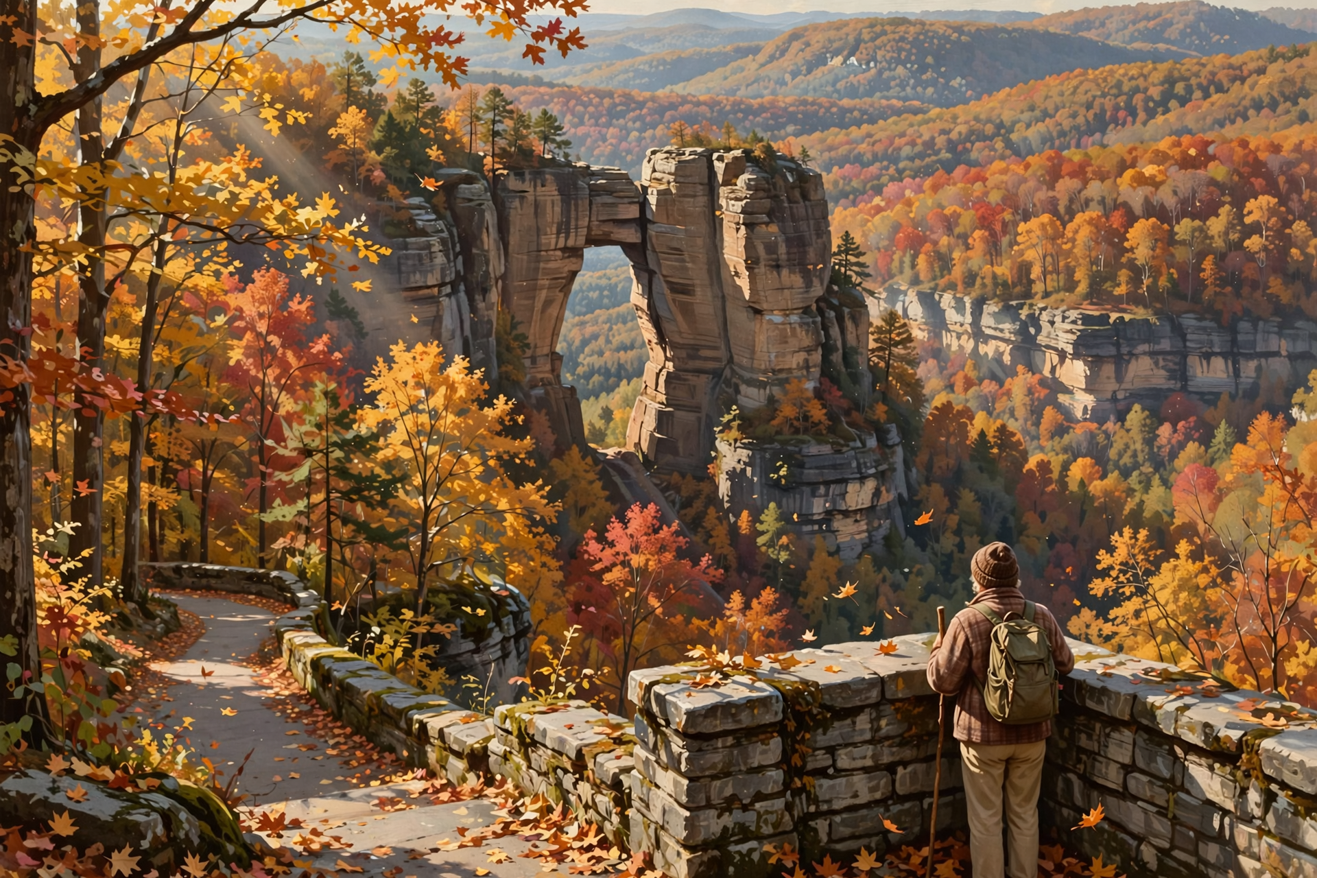 Illustration for 🪨 Day-Trip Fall Hike: Stone Door at Savage Gulf
