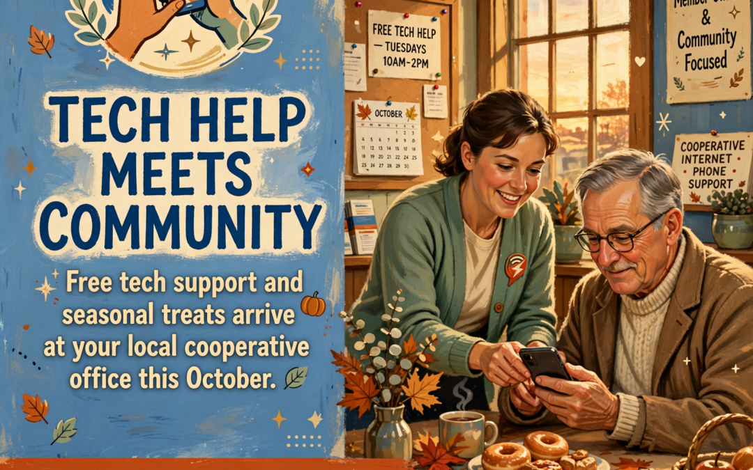 🛠️ Tech Tuesdays & Treats: BTC Fiber Celebrates Cooperative Month with Free Help and Giveaways