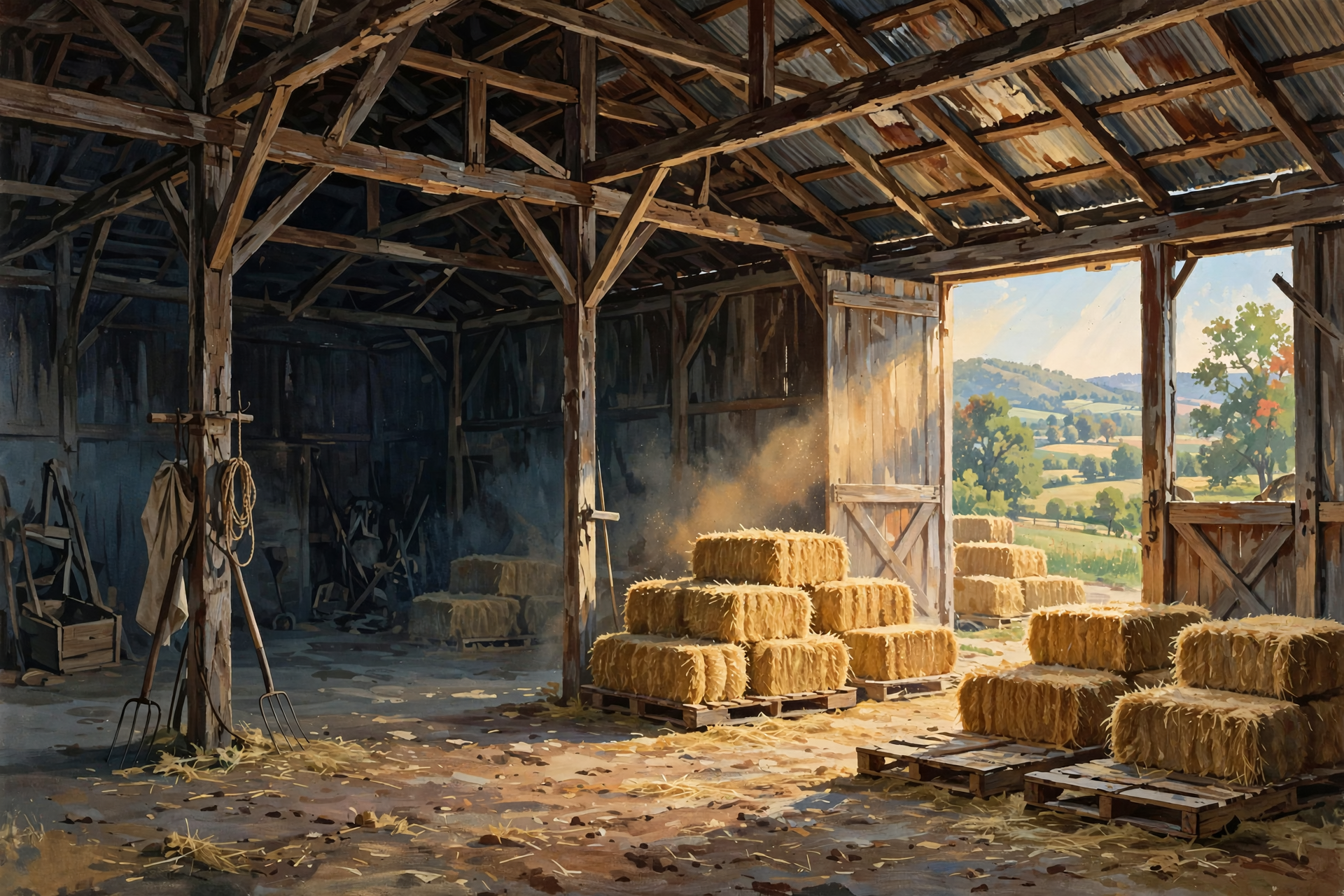 Illustration for 🐄 Hay Counts After a Dry Summer — Rain Helps, Inventory Still Matters