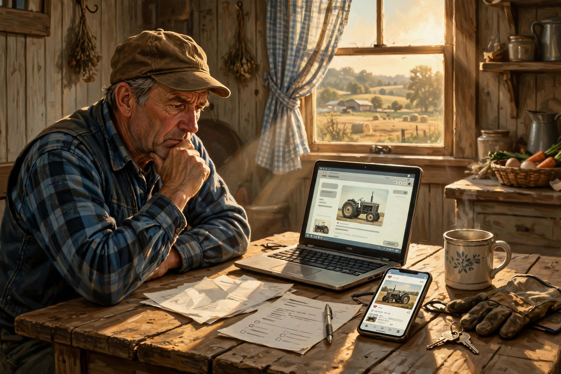 Illustration for 🚜 That "Too Good" Tractor Ad May Want a Wire, Not a Delivery