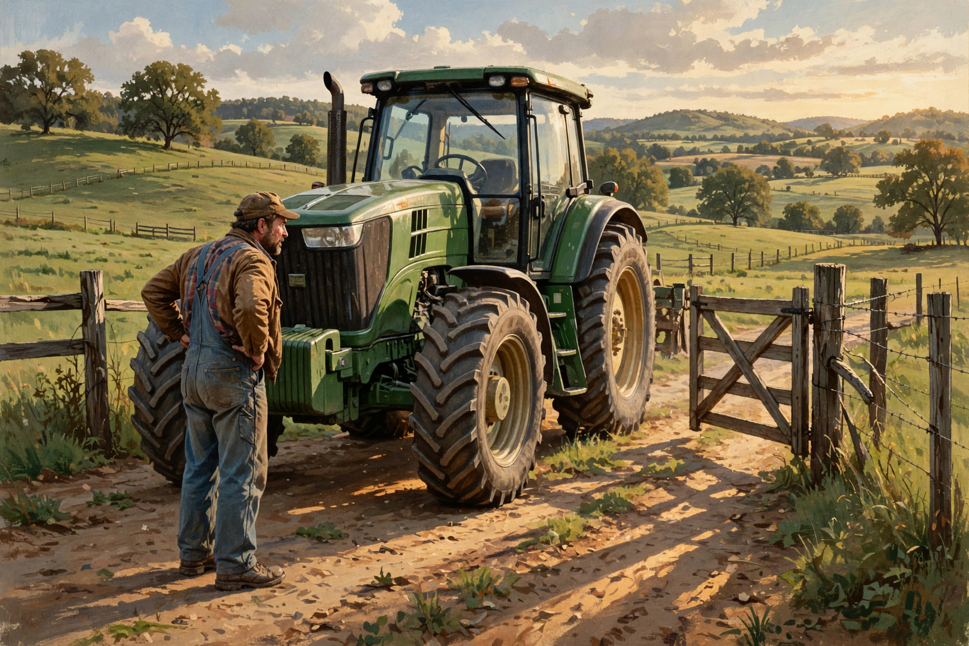 Illustration for 🚜 Nobody Worries About the Gate Until the Tractor Won't Fit Through It