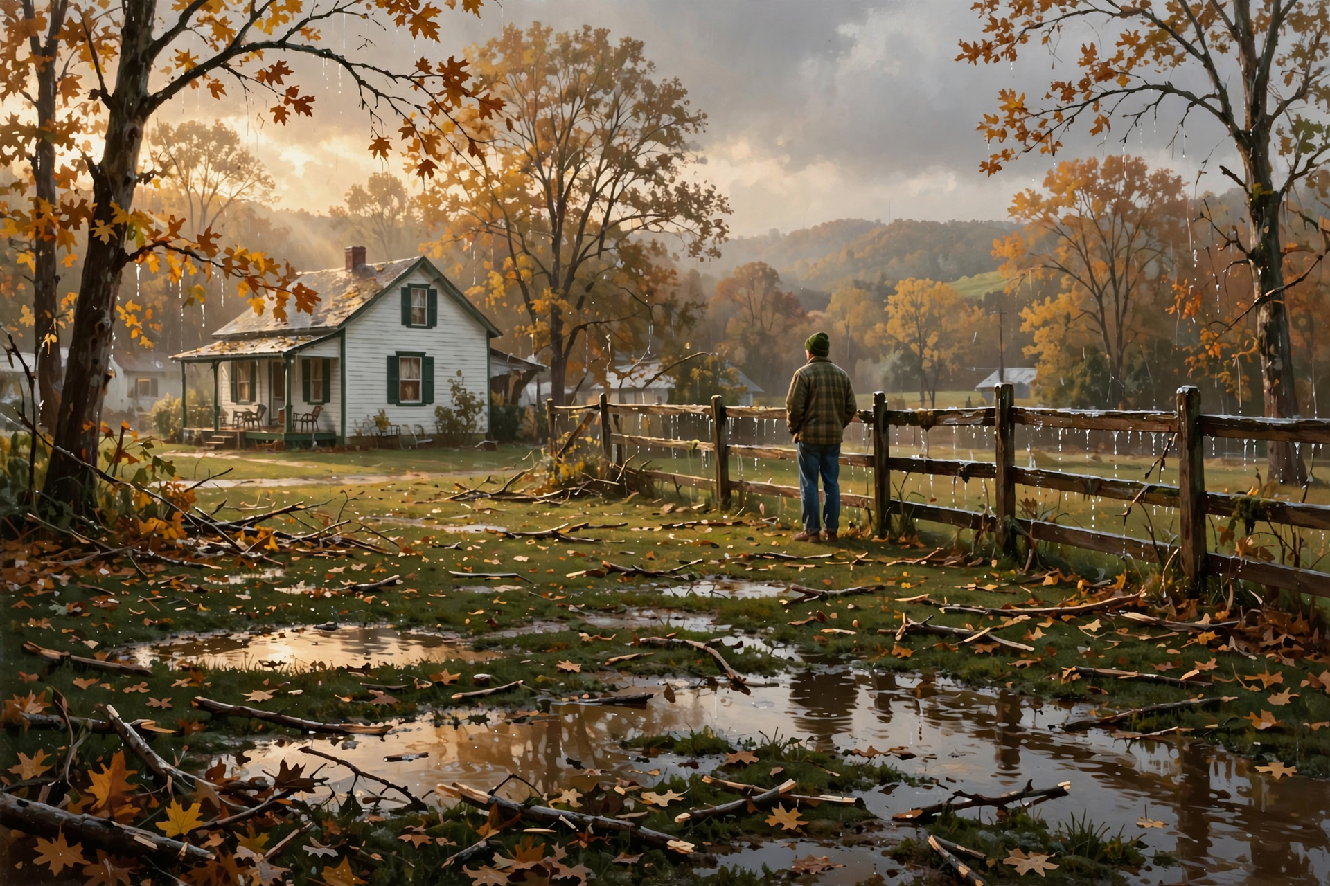 Illustration for 🌧️ Yesterday's Storm Weekend: Clear the Yard, Then Plan Outside