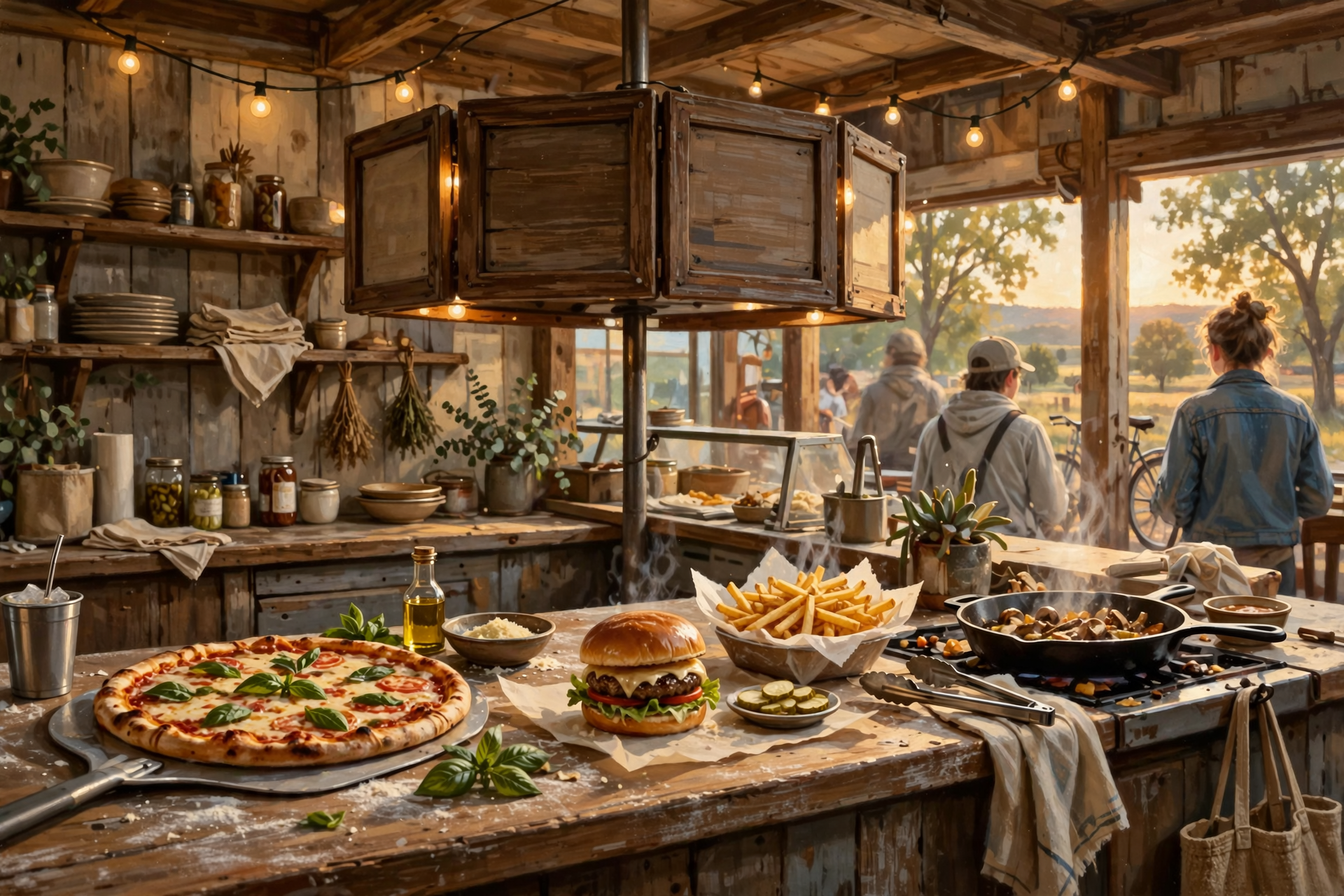 Illustration for 🍕 Free Food Booths, Farmhouse Pizza and Two Songbirds Nights Worth the Drive