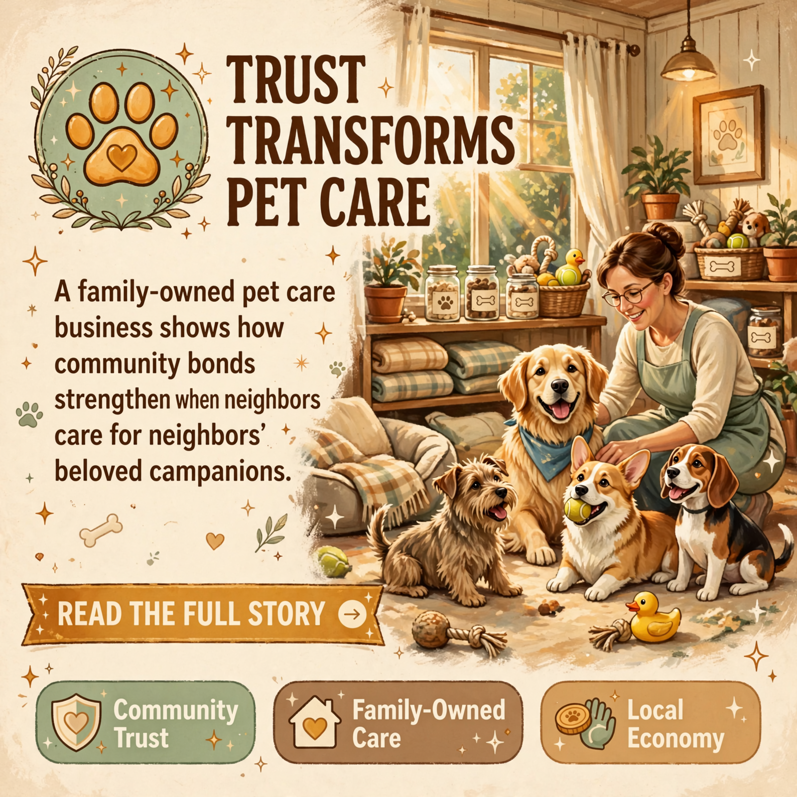 Featured image for "🐾 Caldwell's Paws & Pals Celebrates Community Trust in Palmer Pet Care"