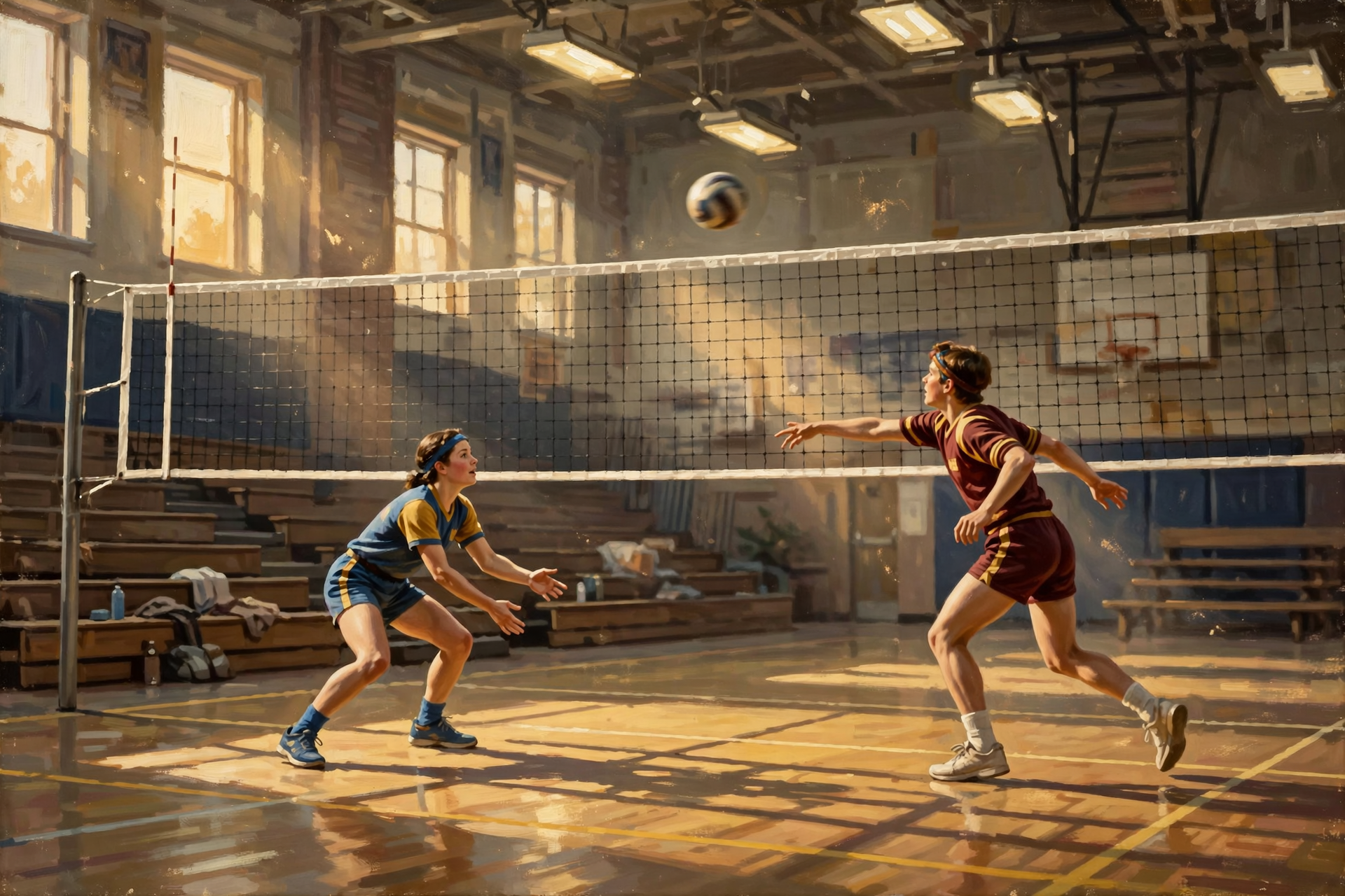 Illustration for 🏐 Quick Hit: The Volleyball Team Is Second in Its District