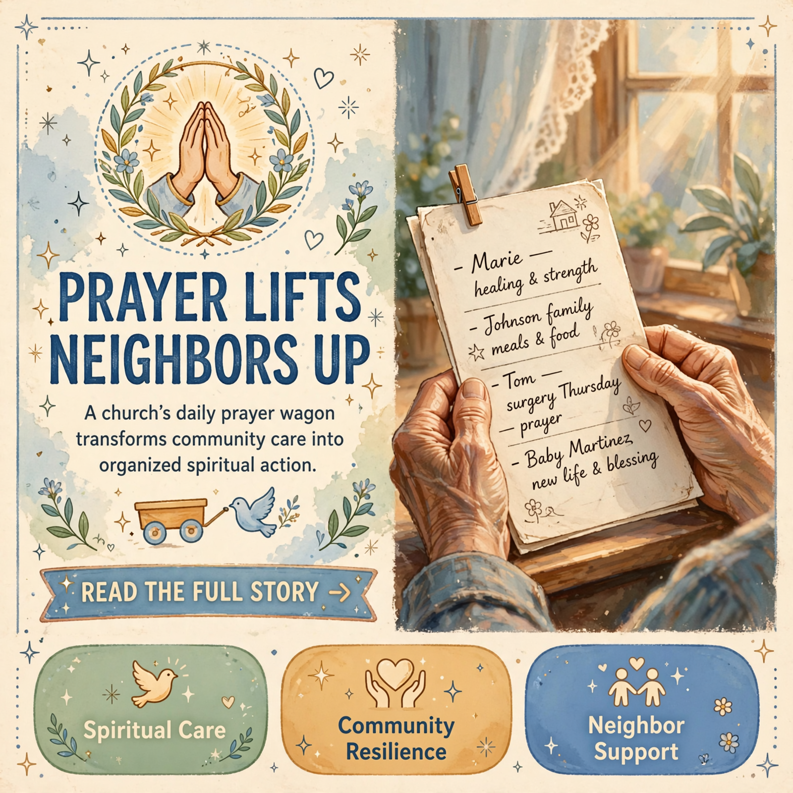 Featured image for "🙏 East Valley Baptist Church 's Prayer Wagon Lifts Up Community Needs in Dunlap"