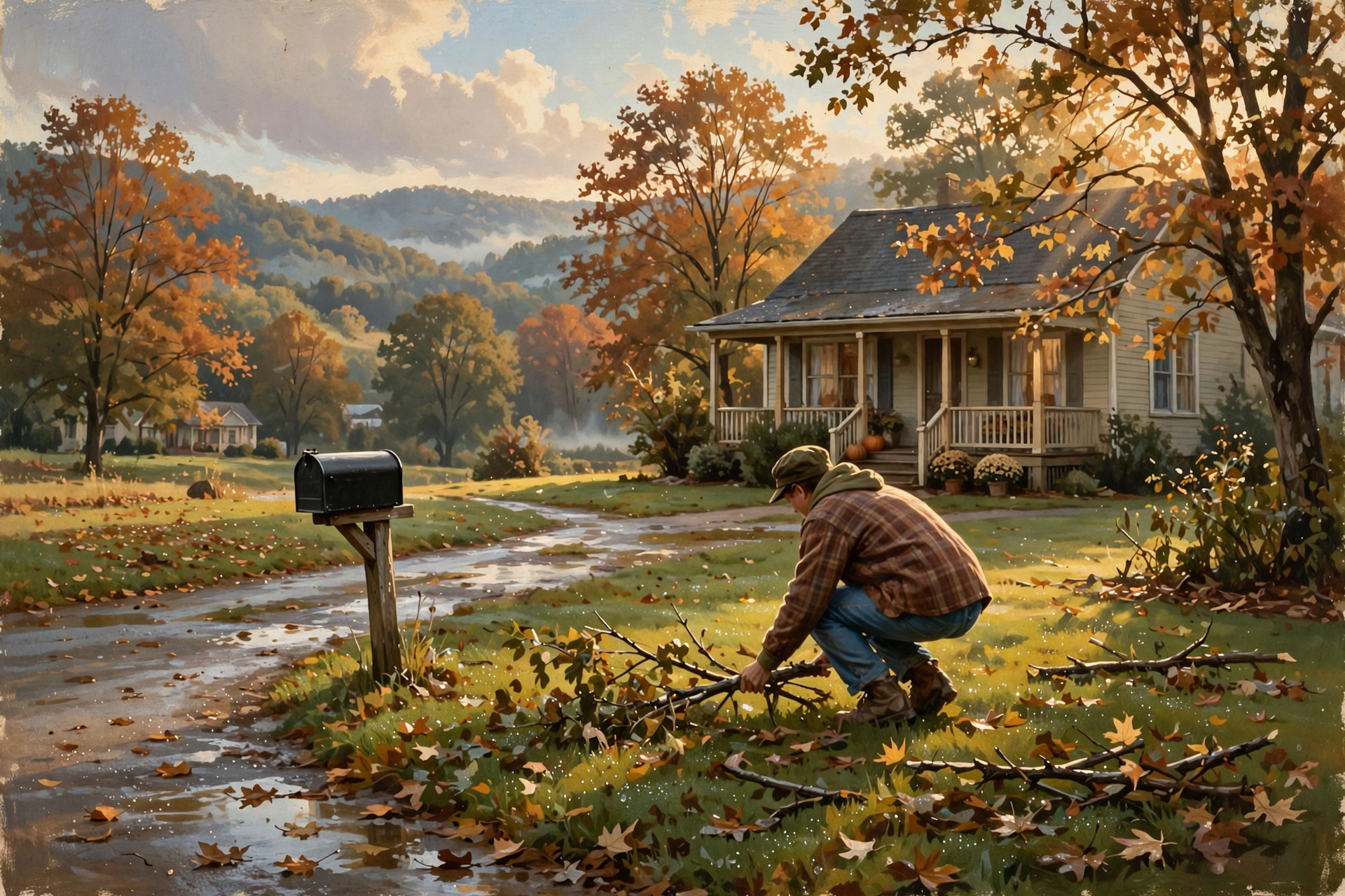 Illustration for π§οΈ After Saturday's Storm: Yard Check, Then a Calm Week Outdoors