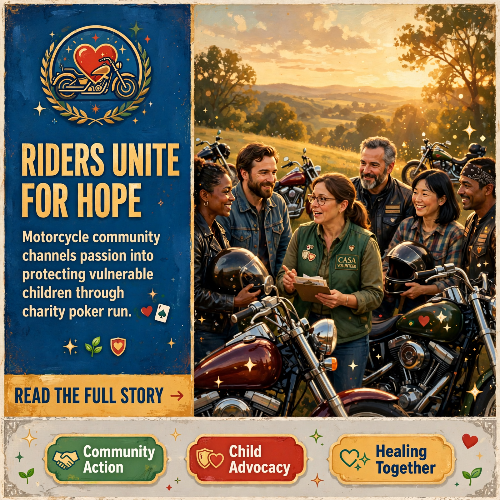 Featured image for "🏍️ Poker Run for Hope Brings Riders Together in Sparta to Support Children in Crisis"