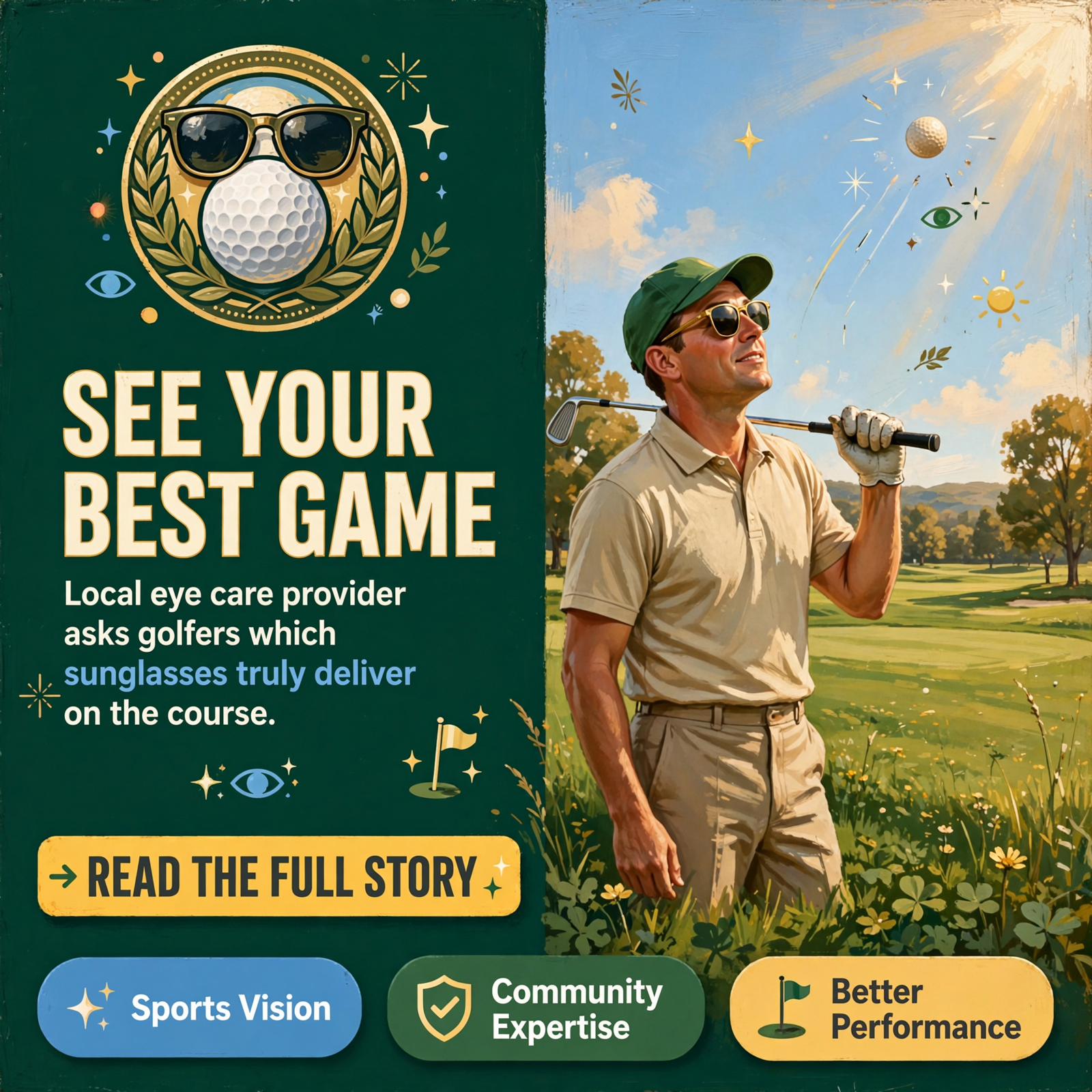 Featured image for "🕶️ What's Your Favorite Golf Sunglasses? Boyd Family Eyecare Wants to Know"