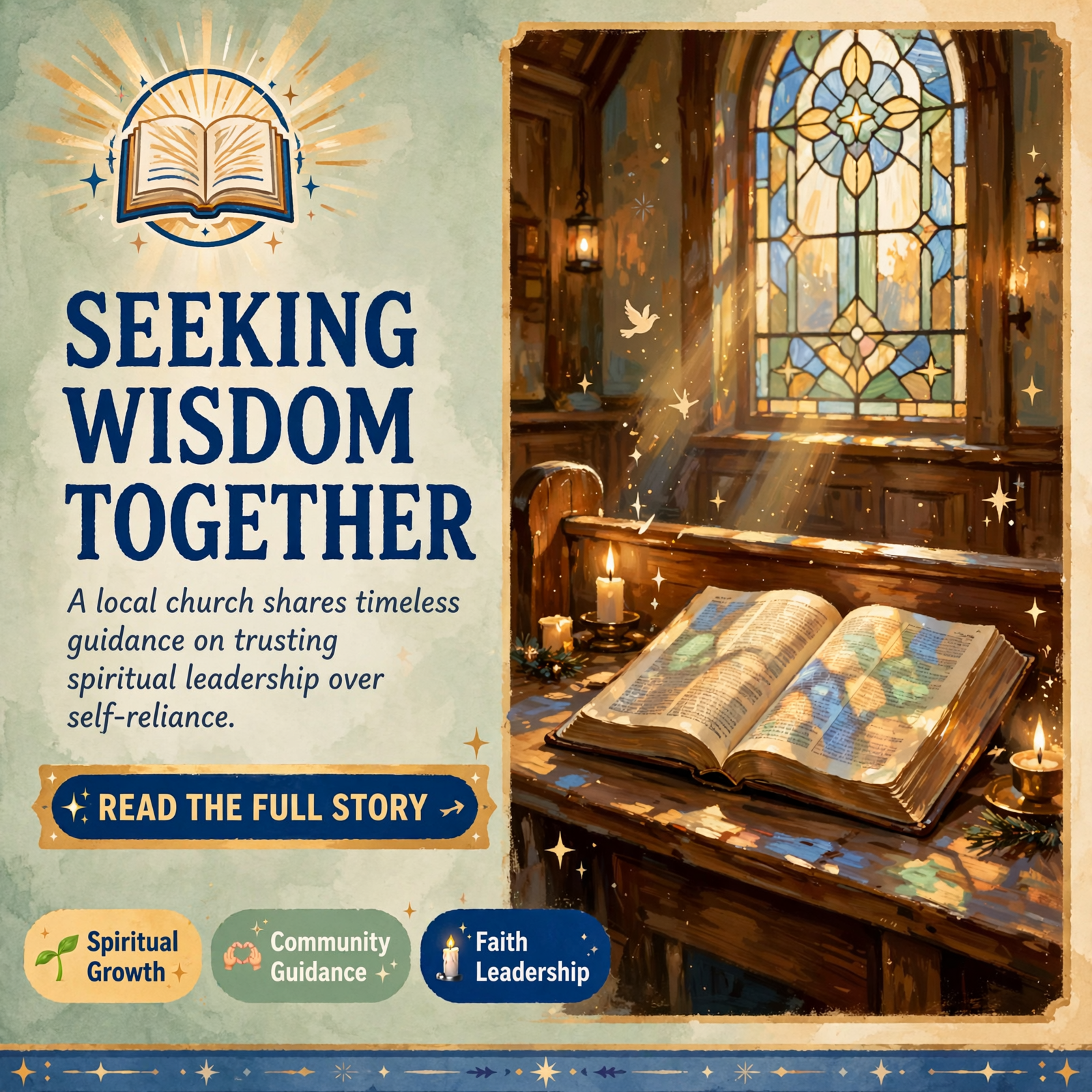 Featured image for "🙏 Mineral Springs Baptist Church Shares Spiritual Reflection on Faithful Leadership"