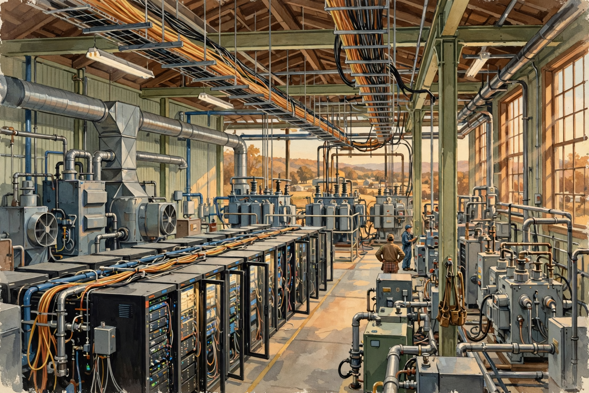 Illustration for Hold On—Is That True? “Data Centers Are Just Big Computer Warehouses”