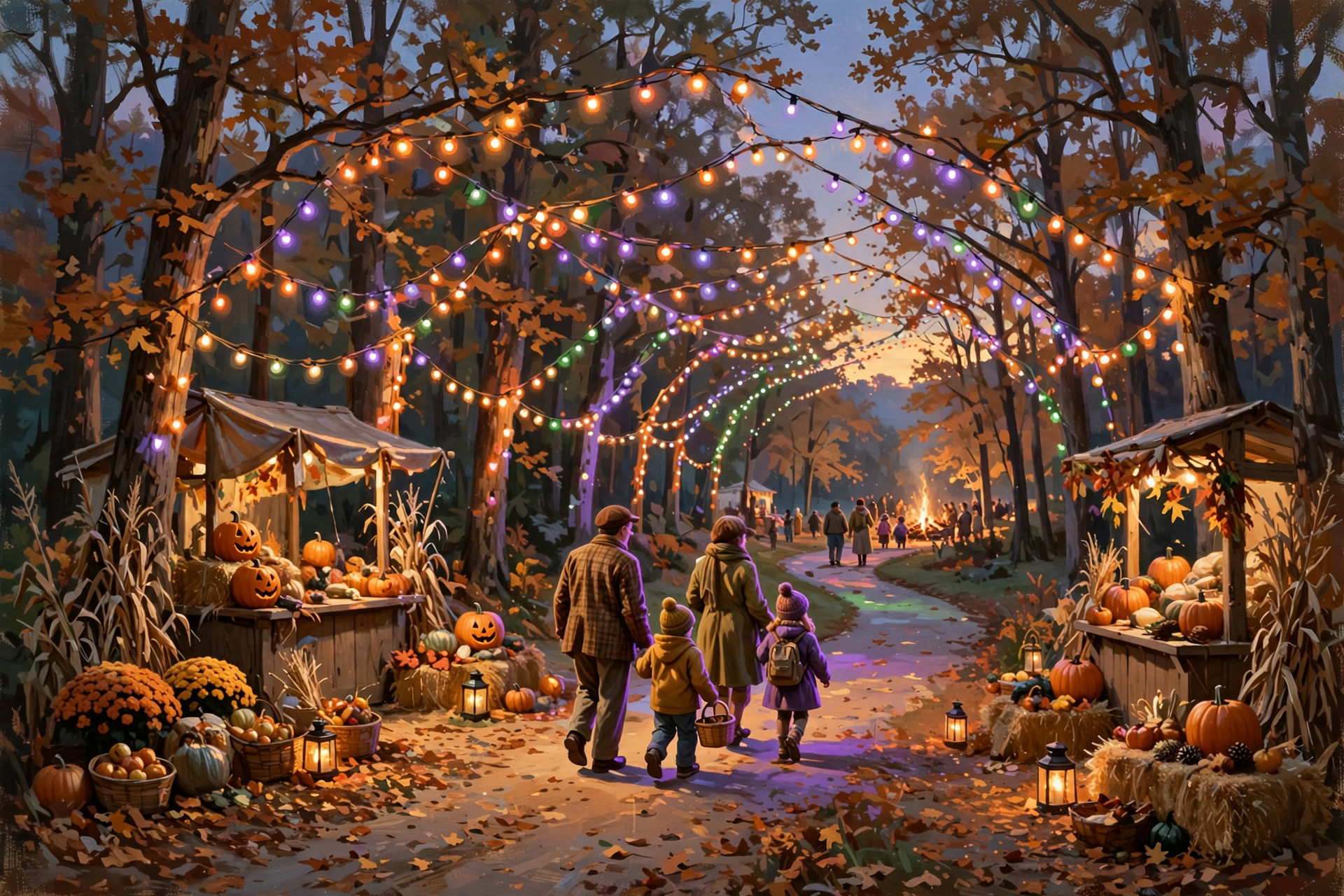 Illustration for 🎃 Glow Trails, Trick-or-Treat Booths and a Bonfire at Enterprise South