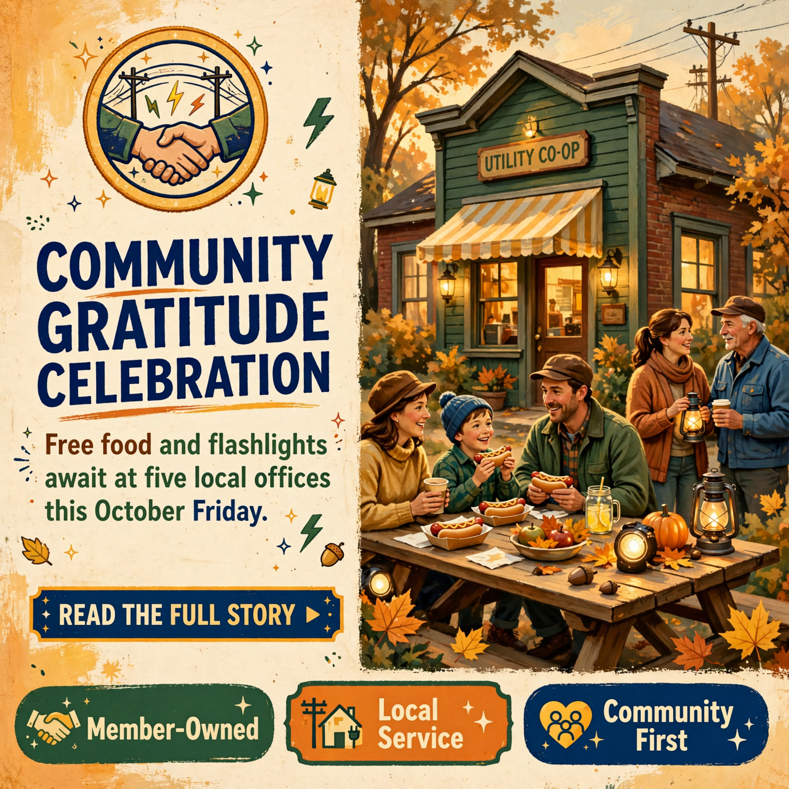Featured image for "🎉 Ben Lomand Connect Customer Appreciation Celebration Across Five Locations - Free Food & Lantern Flashlights"