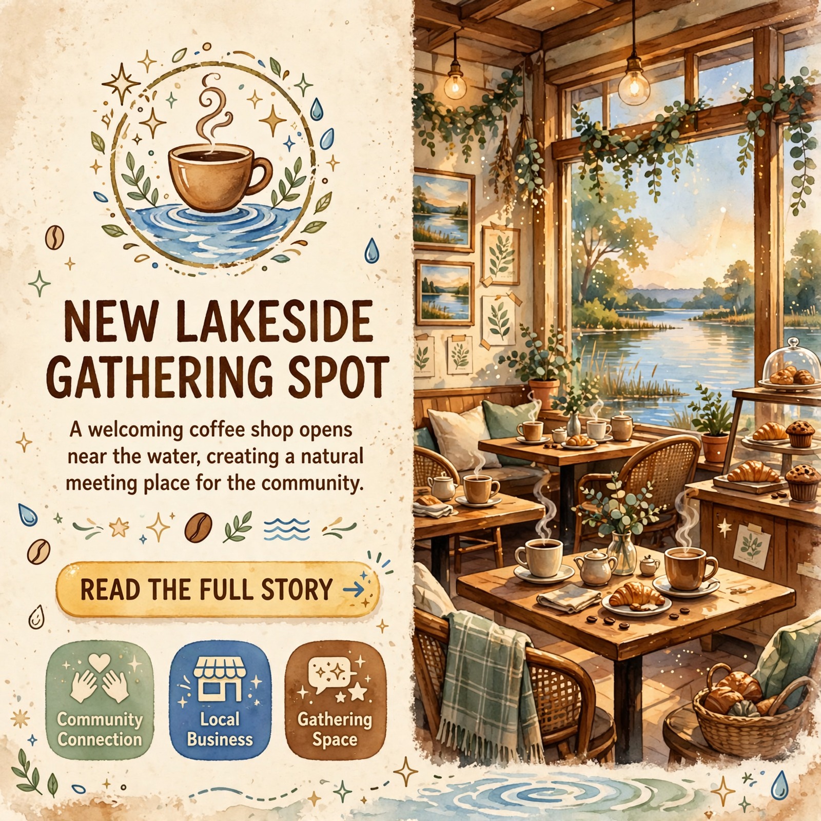 Featured image for "☕ Firefly on Rankin Opens in Dunlap - New Coffee Shop Brings Lakeside Gathering Space to Sequatchie Valley"