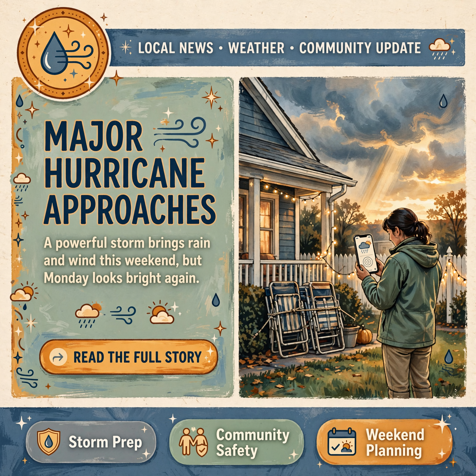 Featured image for "🌊 Isaias Is a Major Hurricane, and the Valley Flood Watch Still Holds: Your Weather & Outdoors Ahead"