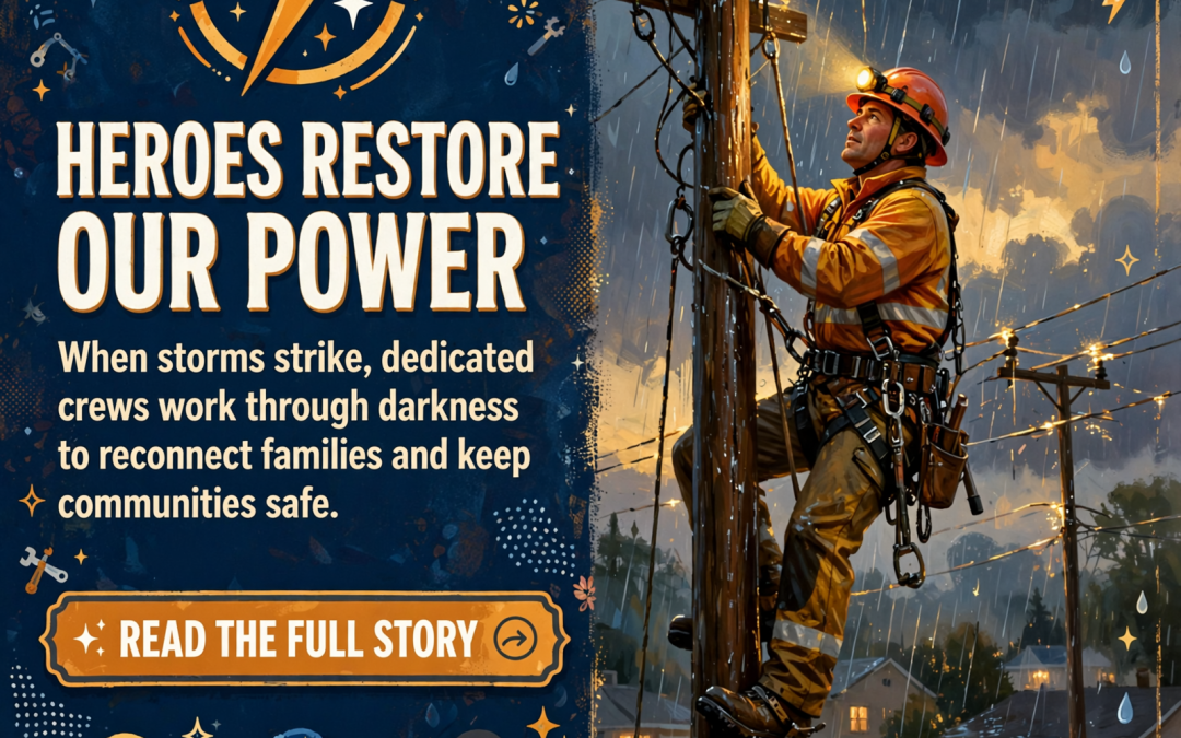 ⚡ Community Rallies Behind Power Crews Restoring Electricity After Outages