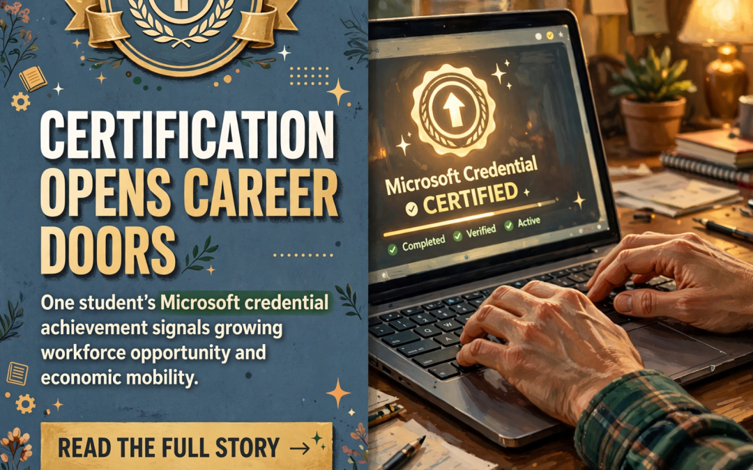 🎓 Emily Boswell Earns Microsoft Outlook Certification Through TCAT Upper Cumberland